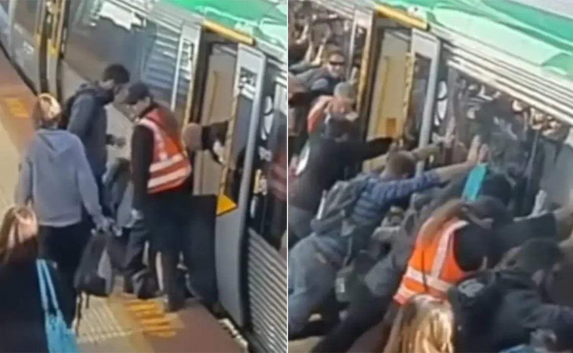 Viral Video: एकता का उदाहरण: ट्रेन पर एक यात्री का पैर फंसा हुआ था, इसलिए कई लोगों ने मिलकर गाड़ी को टेढ़ा कर दिया