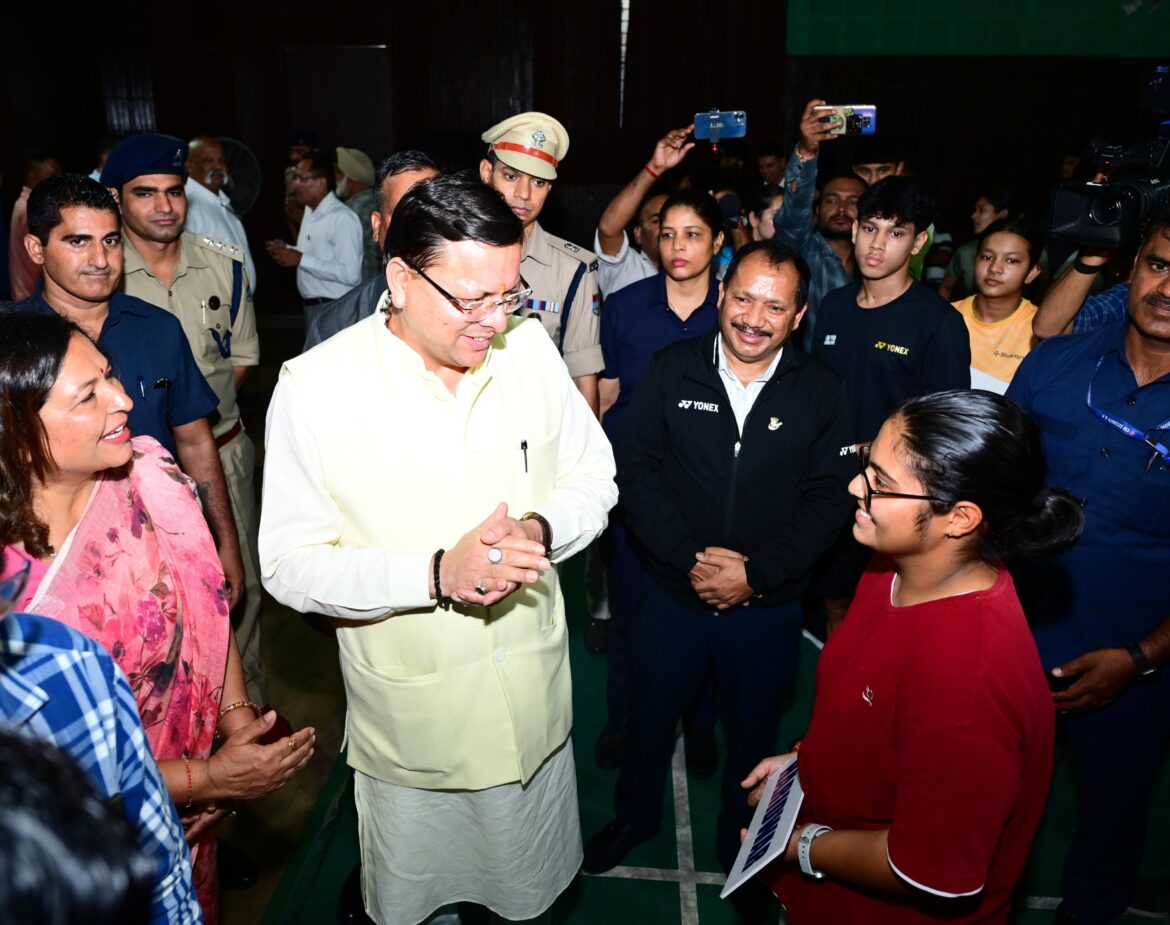 मुख्यमंत्री श्री पुष्कर सिंह धामी ने देहरादून में आयोजित होने वाली 22वीं उत्तराखण्ड राज्य जूनियर एवं सीनियर बैडमिंटन चैंपियनशिप का शुभारंभ किया।
