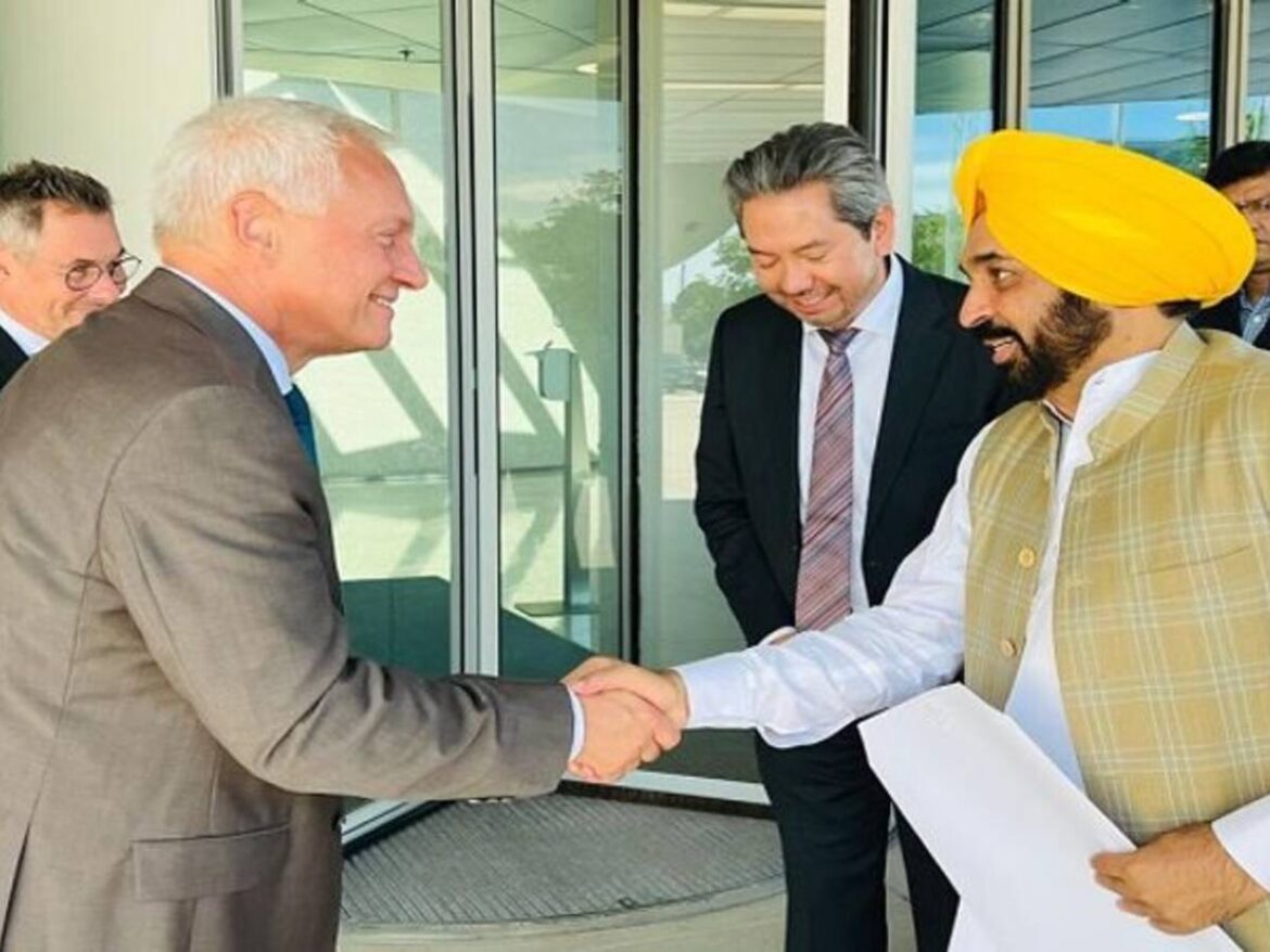 CM Bhagwat Mann के प्रयासों से पंजाब में लग्जरी कार कंपनी BMW के पार्ट्स बनेंगे