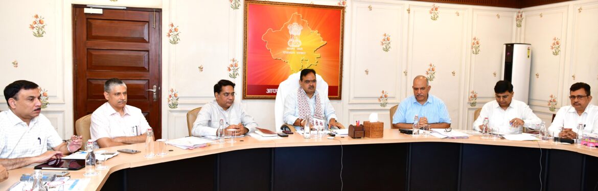 CM Bhajan Lal Sharma की उच्च स्तरीय बैठक, जाखम बांध को जयसमंद बांध से जोड़ने की डीपीआर 4 माह में हो तैयार
