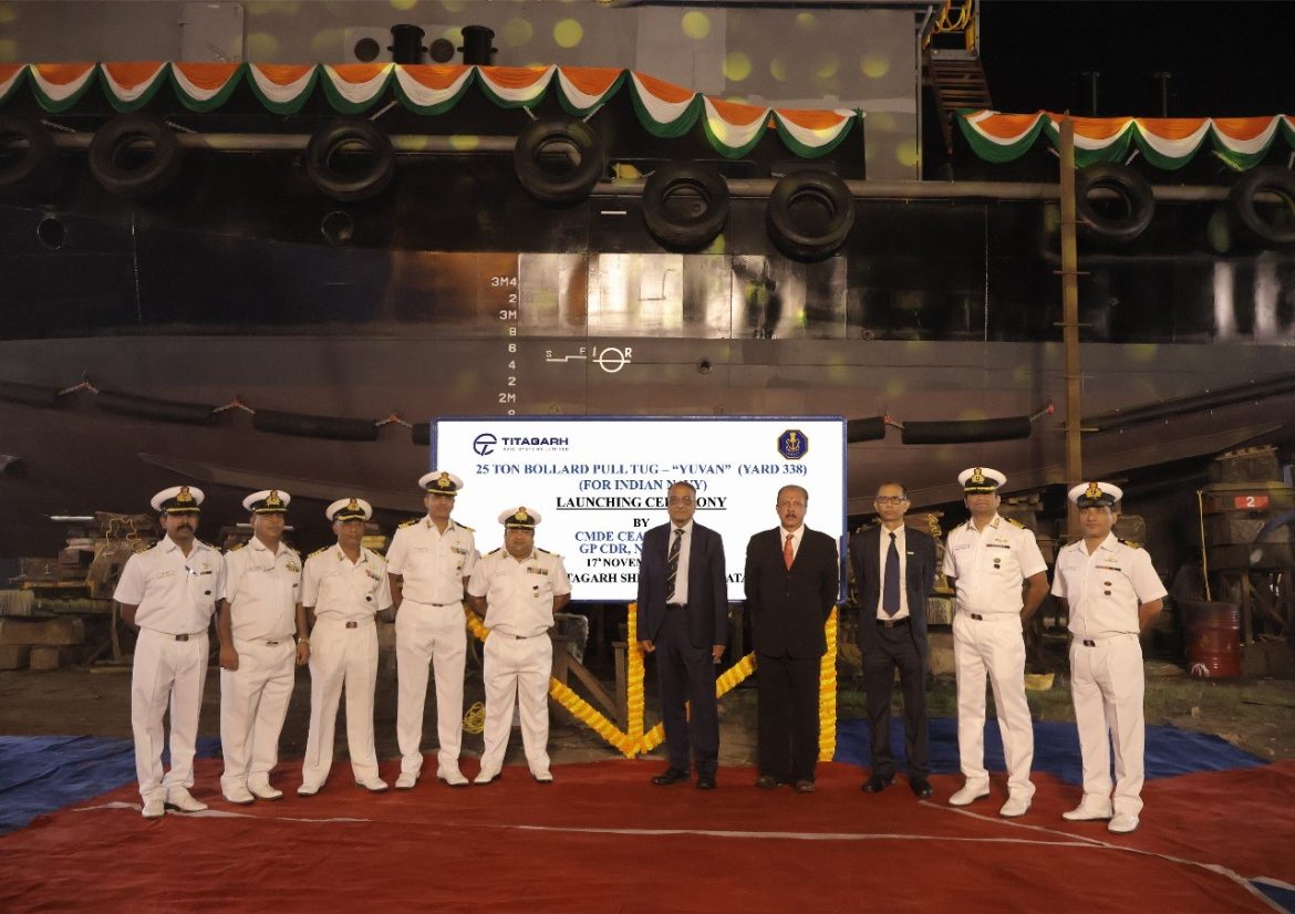 INA: Launch of 25t bollard pull tug Yuvan