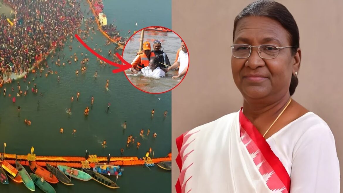 राष्ट्रपति Draupadi Murmu ने प्रयागराज महाकुंभ-2025 के अवसर पर पवित्र संगम में स्नान कर पूजा-अर्चना संपन्न की।