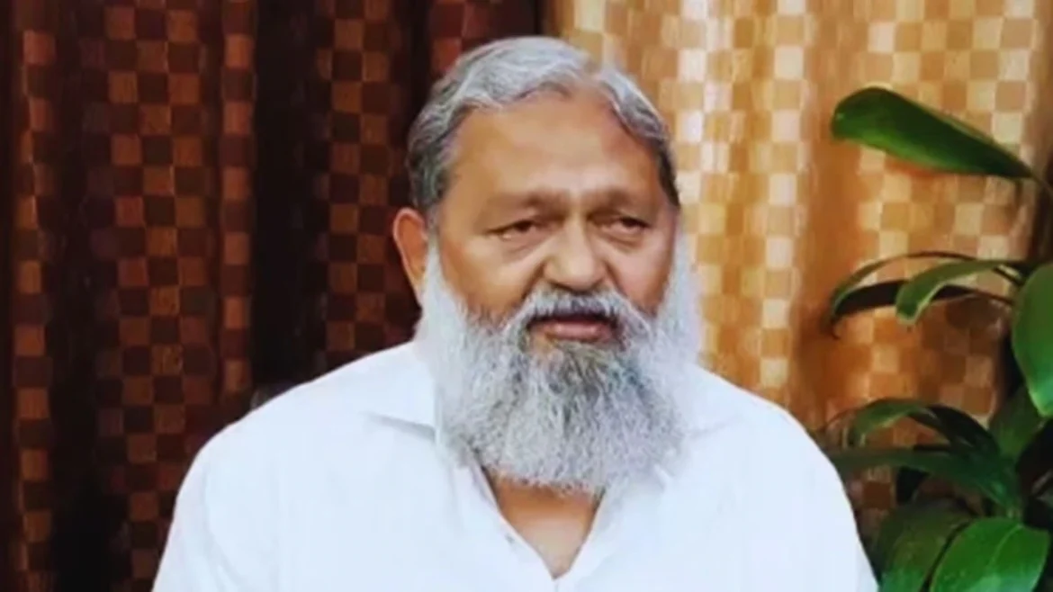 Minister Anil Vij’s की सिफारिश पर असंतोषजनक प्रदर्शन पर एसडीओ निलंबित