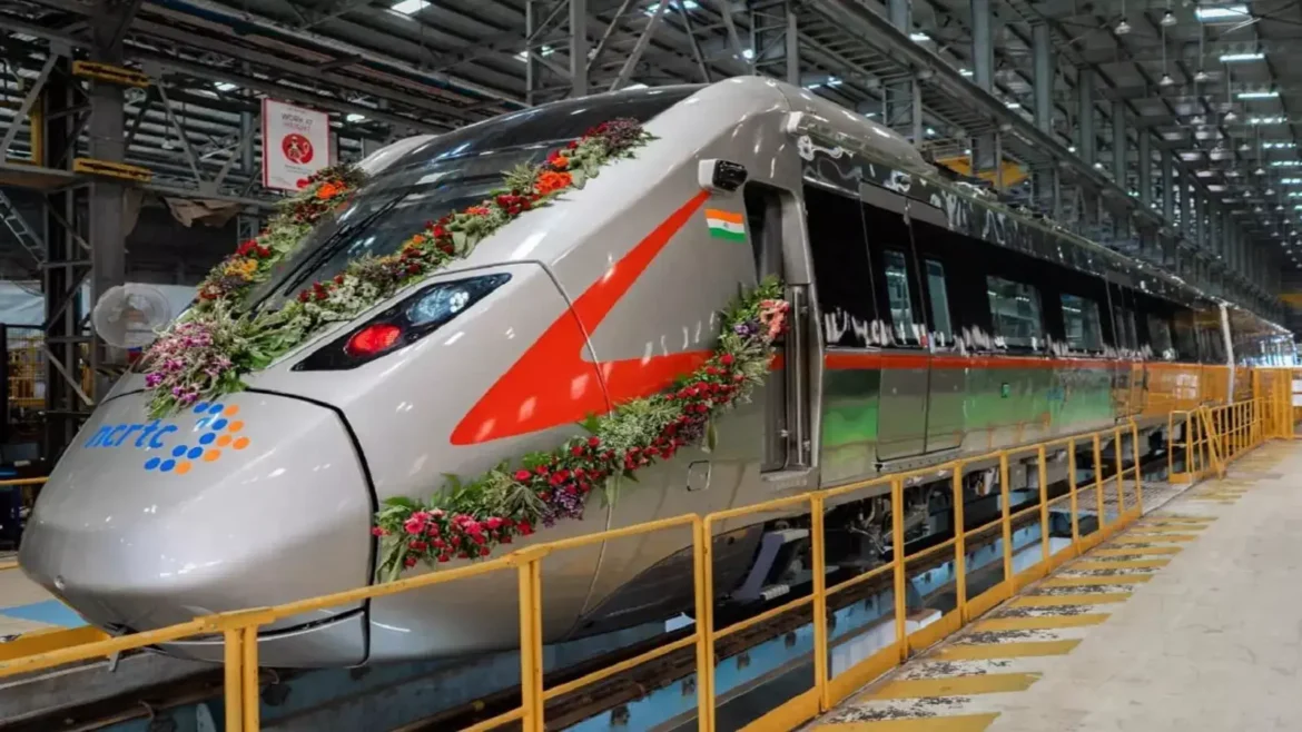 DELHI NEWS : सिर्फ 42 मिनट में तय होगा 82 किलोमीटर का सफर,दिल्ली से मेरठ के बीच जल्द शुरू होगी नमो भारत ट्रेन सेवा।