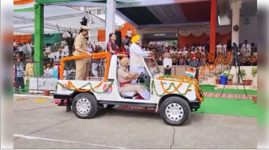 Minister Harbhajan ईटीओ ने पटियाला में राष्ट्रीय ध्वज फहराया, 79वें स्वतंत्रता दिवस का जश्न मनाया