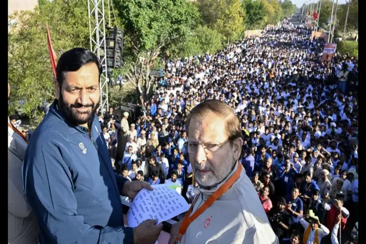 Haryana CM ने मिसाल कायम की, फिटनेस और नशा मुक्त हरियाणा के लिए दौड़ में शामिल हुए