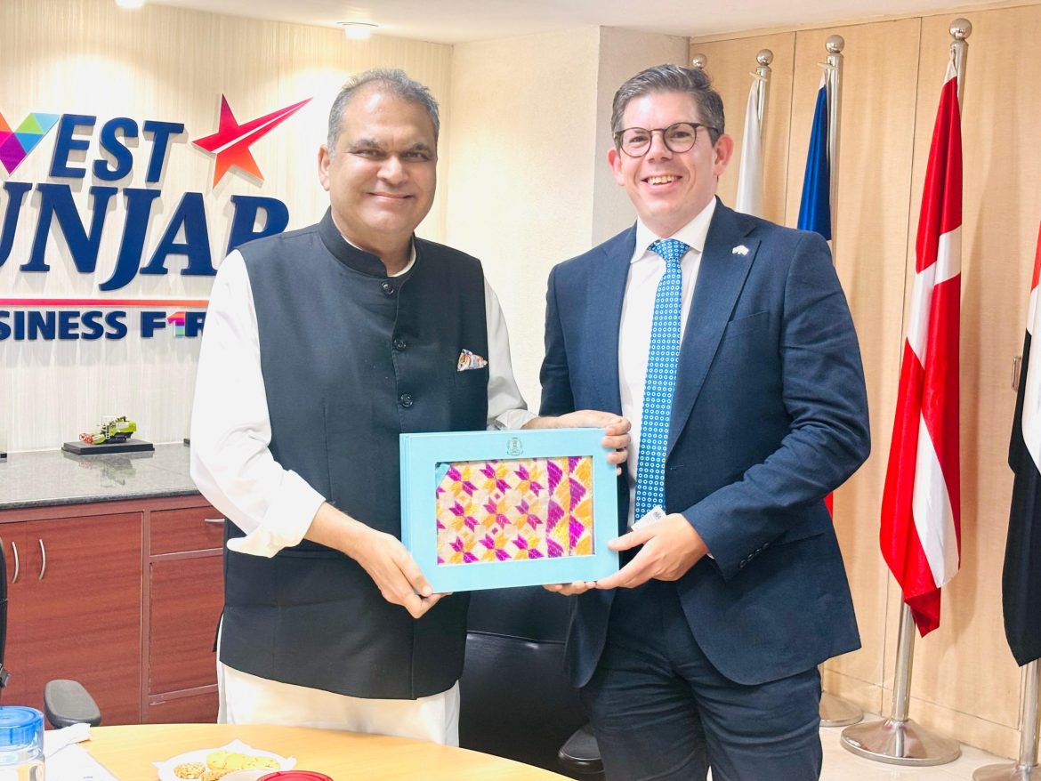 ब्रिटिश उच्चायोग के राजनीतिक सलाहकार ने “वीज़ा धोखाधड़ी टन बचाओ” अभियान के संबंध में कैबिनेट Minister Sanjeev Arora से मुलाकात की