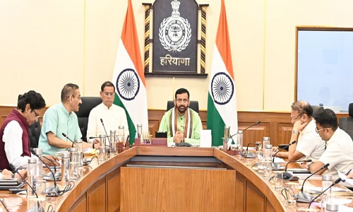 CM Nayab Singh Saini ने 100 करोड़ रुपये से अधिक की परियोजनाओं को समय पर पूरा करने के निर्देश दिए