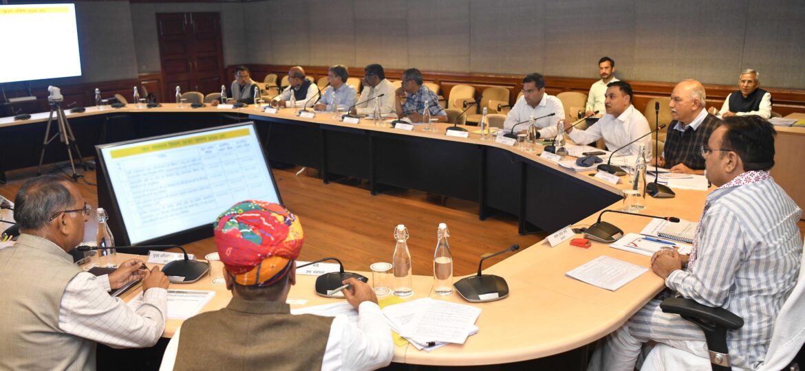 मुख्यमंत्री भजनलाल शर्मा की जल संसाधन विभाग की समीक्षा बैठक - आमजन और किसानों को निर्बाध जलापूर्ति राज्य सरकार की प्राथमिकता