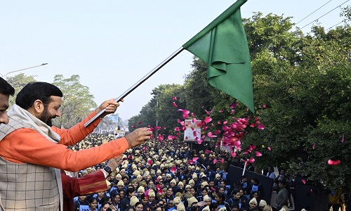 हरियाणा: मुख्यमंत्री नायब सिंह सैनी ने बैच 93 के जवानों की अटल जनसेवा दौड़ को दिखाई हरी झंडी