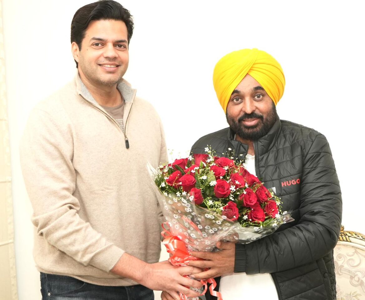 मुख्यमंत्री भगवंत सिंह मान ने योजना बोर्ड के वाइस चेयरपर्सन को राज्य की तरक्की और खुशहाली के लिए कार्य करने का निर्देश दिया