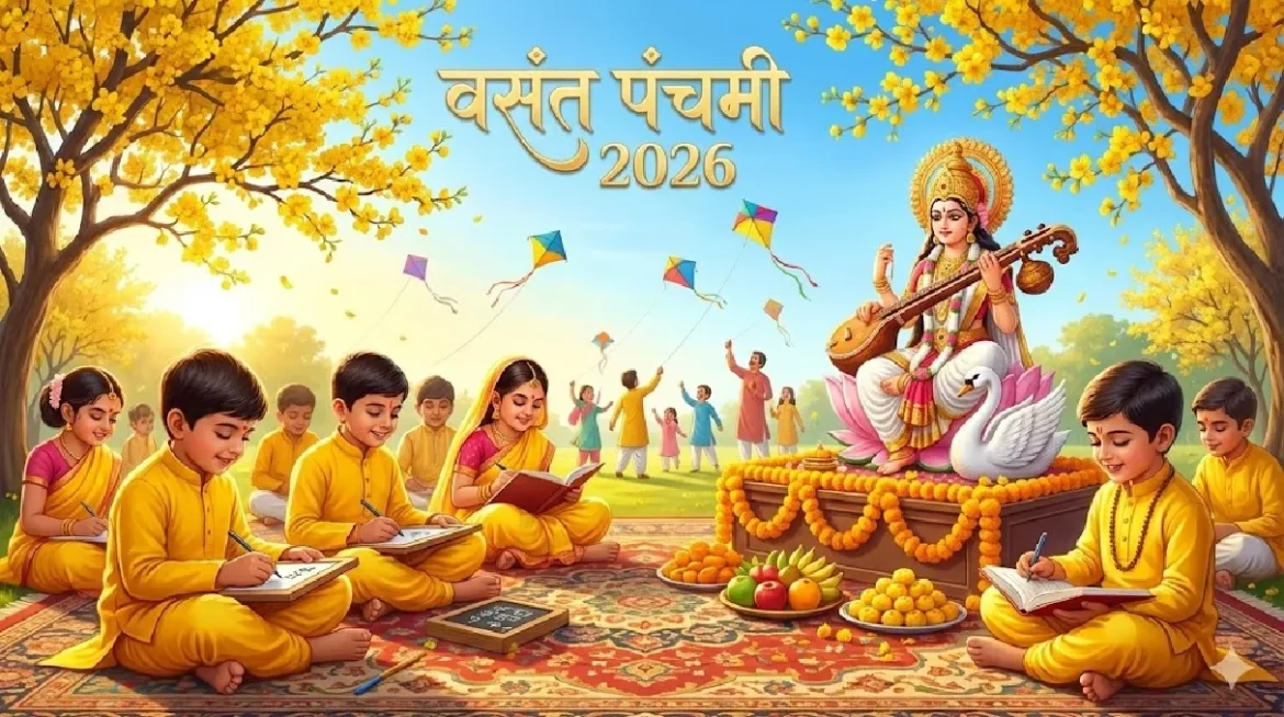 बसंत पंचमी 2026: मां सरस्वती की मूर्ति स्थापित करने की सही दिशा और मुद्रा, पढ़ाई और नौकरी में सफलता