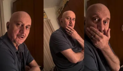 अनुपम खेर को बेटे सिकंदर ने गाल पर मारा थप्पड़, वायरल हुआ वीडियो