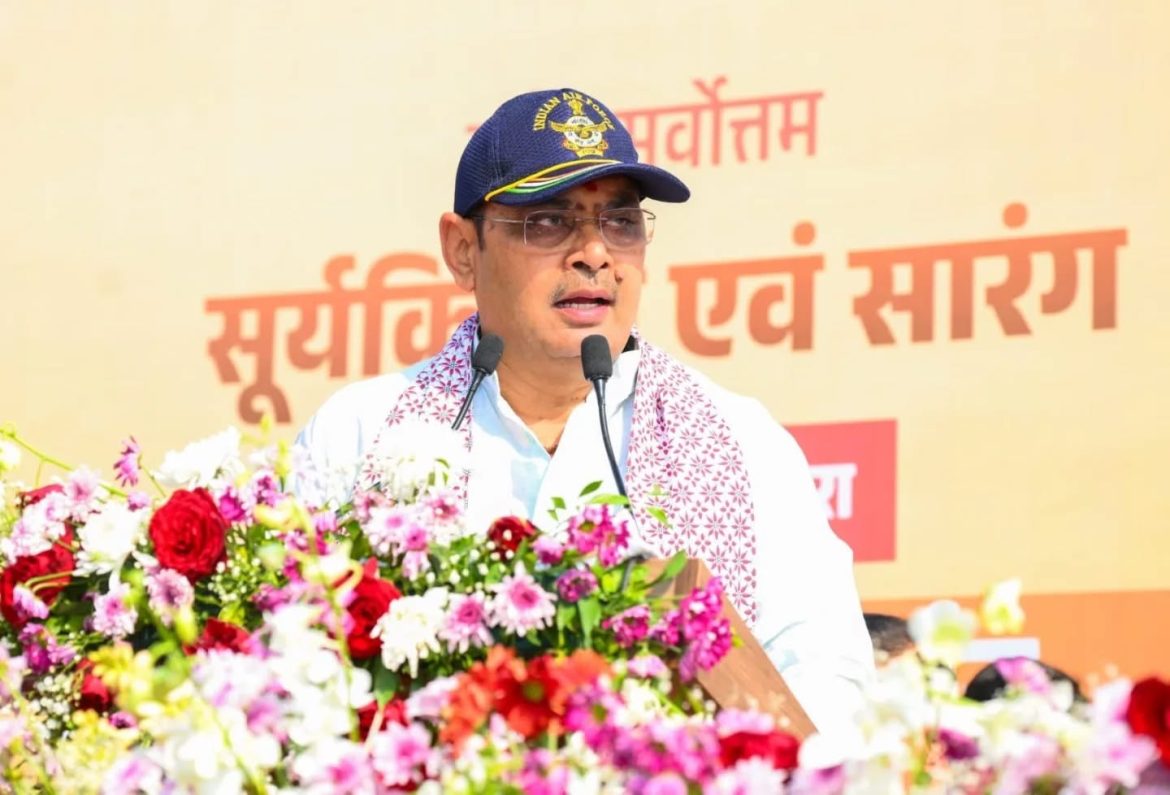 मुख्यमंत्री भजनलाल शर्मा ने जयपुर वायुसेना प्रदर्शन में भारतीय सेना की बहादुरी की सराहना की