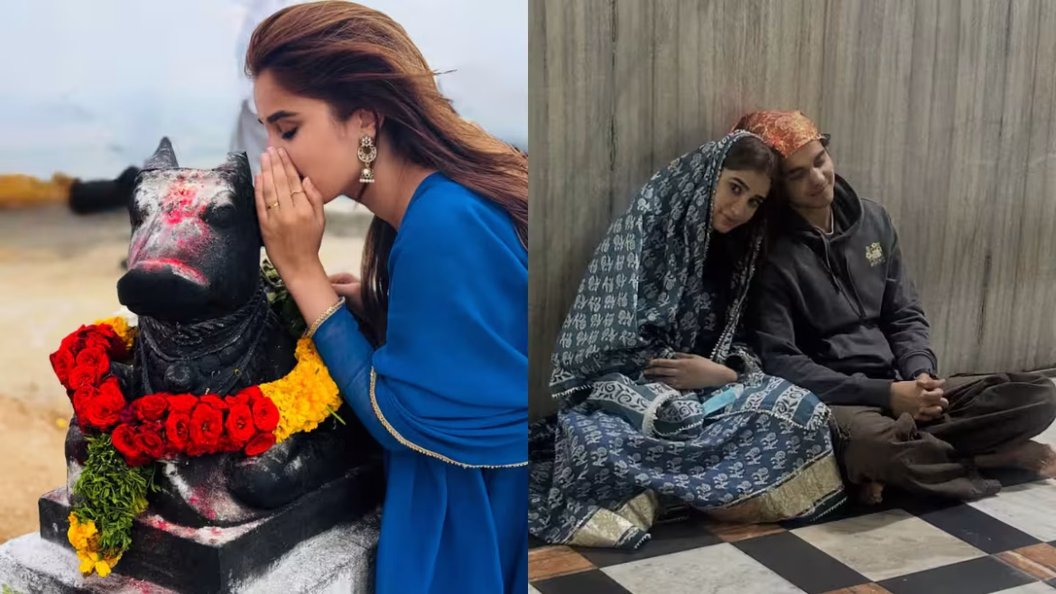 राशा थडानी: शिव मंदिर में नंदी के कान में मन्नत मांगती दिखीं रवीना टंडन की बेटी, वायरल हुई तस्वीरें