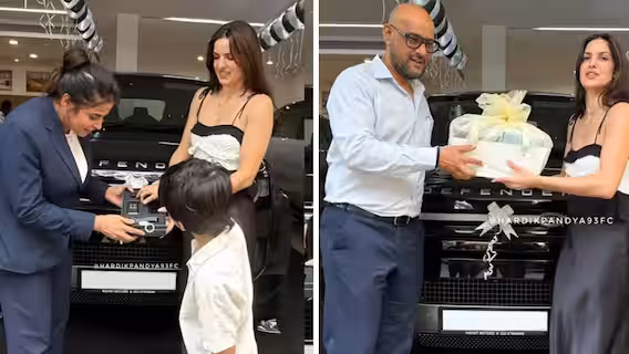 हार्दिक पंड्या की एक्स नताशा स्टेनकोविक ने 4 करोड़ की डिफेंडर SUV खरीदी, वन-स्ट्रैप ड्रेस में दिखा ग्लैमरस अंदाज