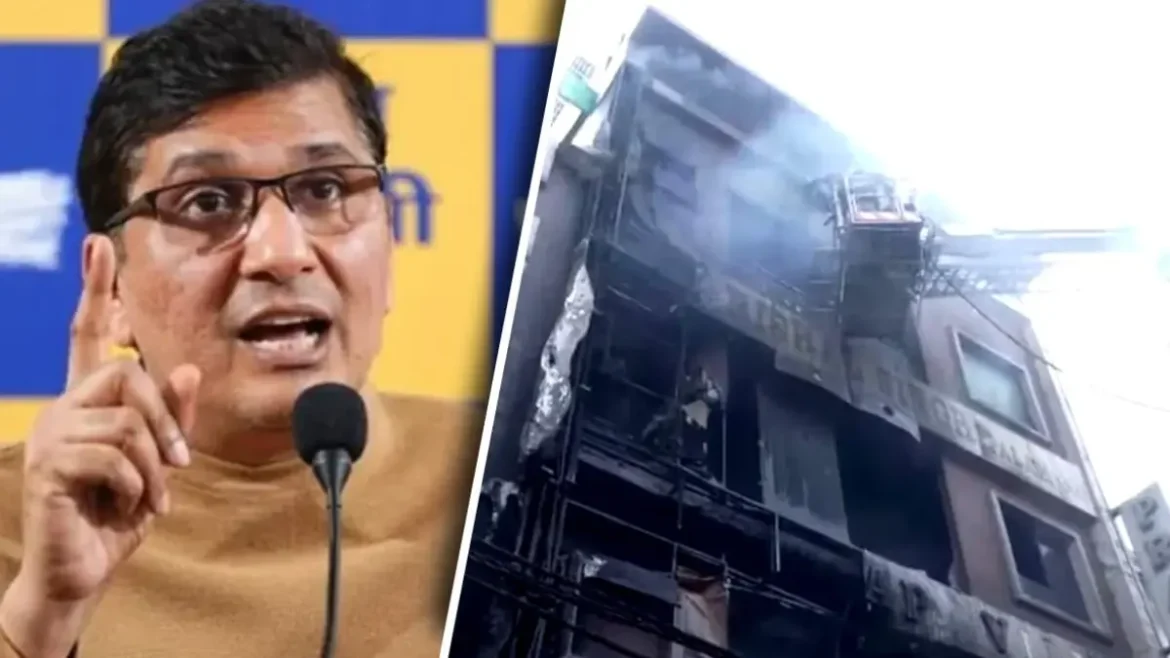 पालम अग्निकांड पर सौरभ भारद्वाज का बड़ा खुलासा: फायर ब्रिगेड की लापरवाही से बढ़ा नुकसान