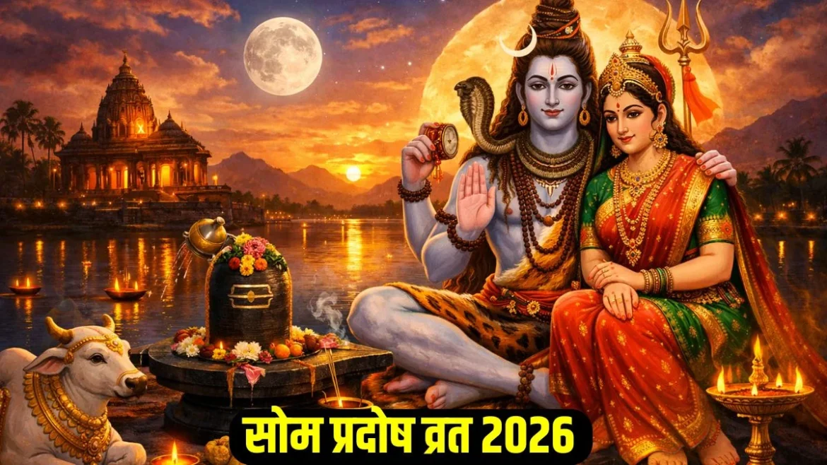 सोम प्रदोष व्रत 2026: सोम प्रदोष व्रत कब है? पूजा का मुहूर्त और महत्व जानें