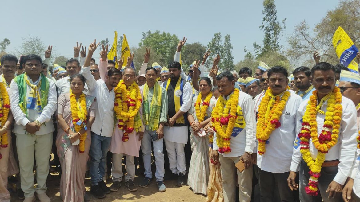 नर्मदा जिले के चीकदा तालुका में AAP विधायक चैतर वसावा ने किया धमाकेदार शक्ति प्रदर्शन