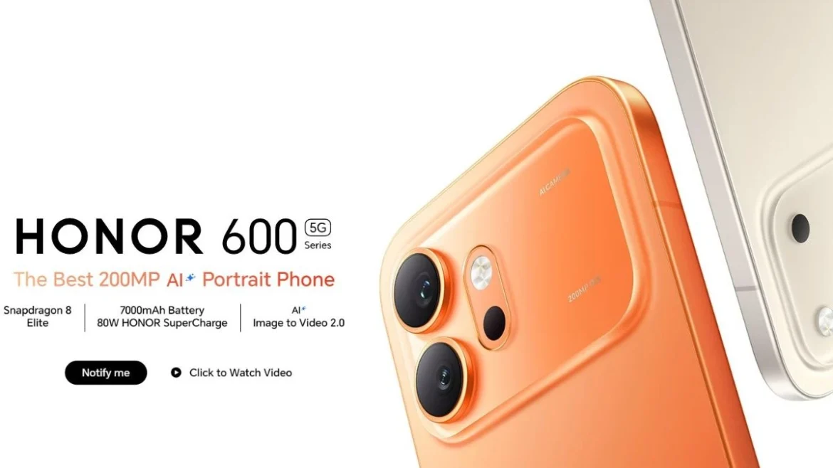 Honor 600 सीरीज लॉन्च: 200MP कैमरा, 7000mAh बैटरी और Snapdragon प्रोसेसर के साथ धमाकेदार एंट्री