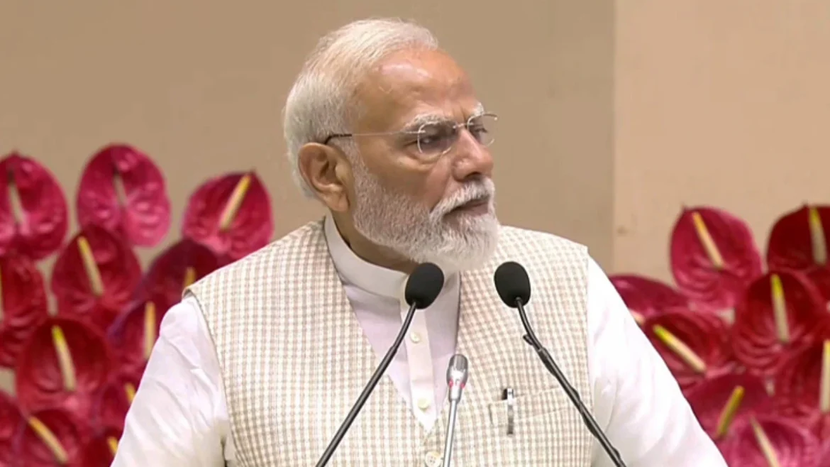 महिला आरक्षण कानून पर प्रधानमंत्री नरेंद्र मोदी का बयान: विपक्ष से राजनीतिकरण न करने की अपील, परिसीमन पर दिया भरोसा