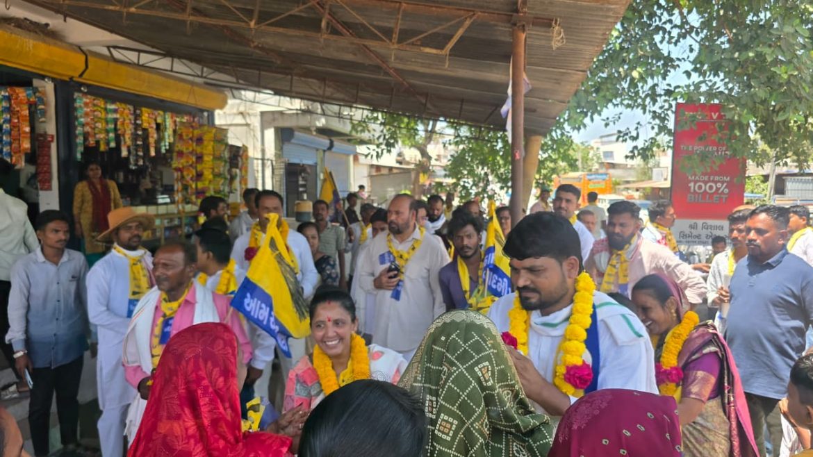 नर्मदा जिले में चैतर वसावा का डोर-टू-डोर अभियान, स्थानीय स्वशासन चुनावों को लेकर तेज हुई तैयारियां