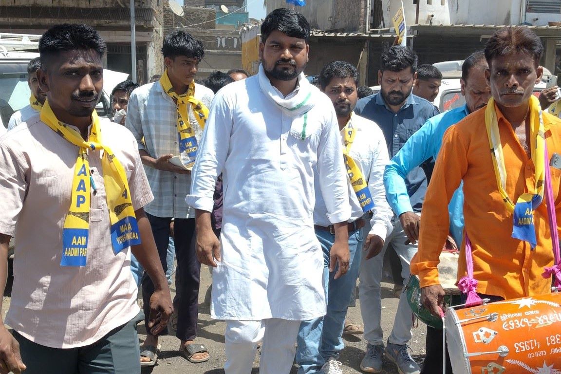 चैतर वसावा के नेतृत्व में नेत्रांग विधानसभा में डोर-टू-डोर प्रचार अभियान, स्थानीय निकाय चुनावों को लेकर AAP की सक्रियता बढ़ी