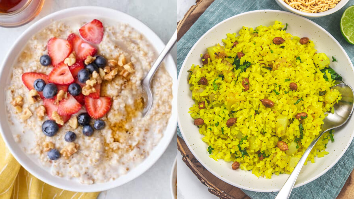 Oats vs Poha: वजन घटाने और दिनभर एनर्जी के लिए कौन सा नाश्ता है सबसे अच्छा?