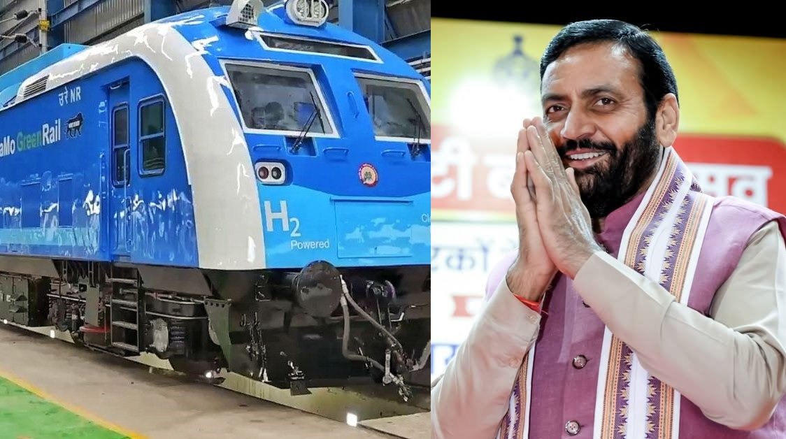 हरियाणा को मिली देश की पहली हाइड्रोजन डेमू ट्रेन, सीएम नायब सिंह सैनी ने पीएम मोदी का जताया आभार