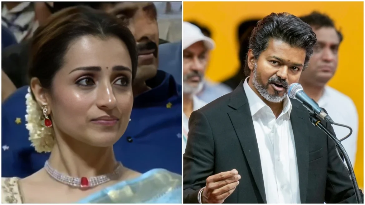 तृषा कृष्णन का भावुक वीडियो वायरल: विजय के कथित शपथ ग्रहण पर दिखीं इमोशनल, सोशल मीडिया पर मचा बवाल
