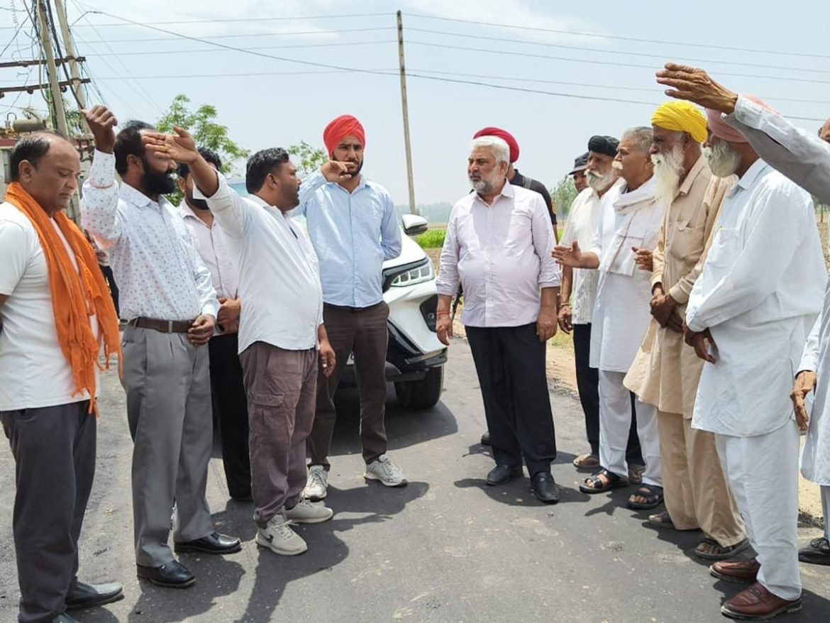 आप सरकार की बड़ी पहल: दीनानगर - घरोटा रोड से बासी बहिलोलपुर तक सड़क निर्माण शुरू