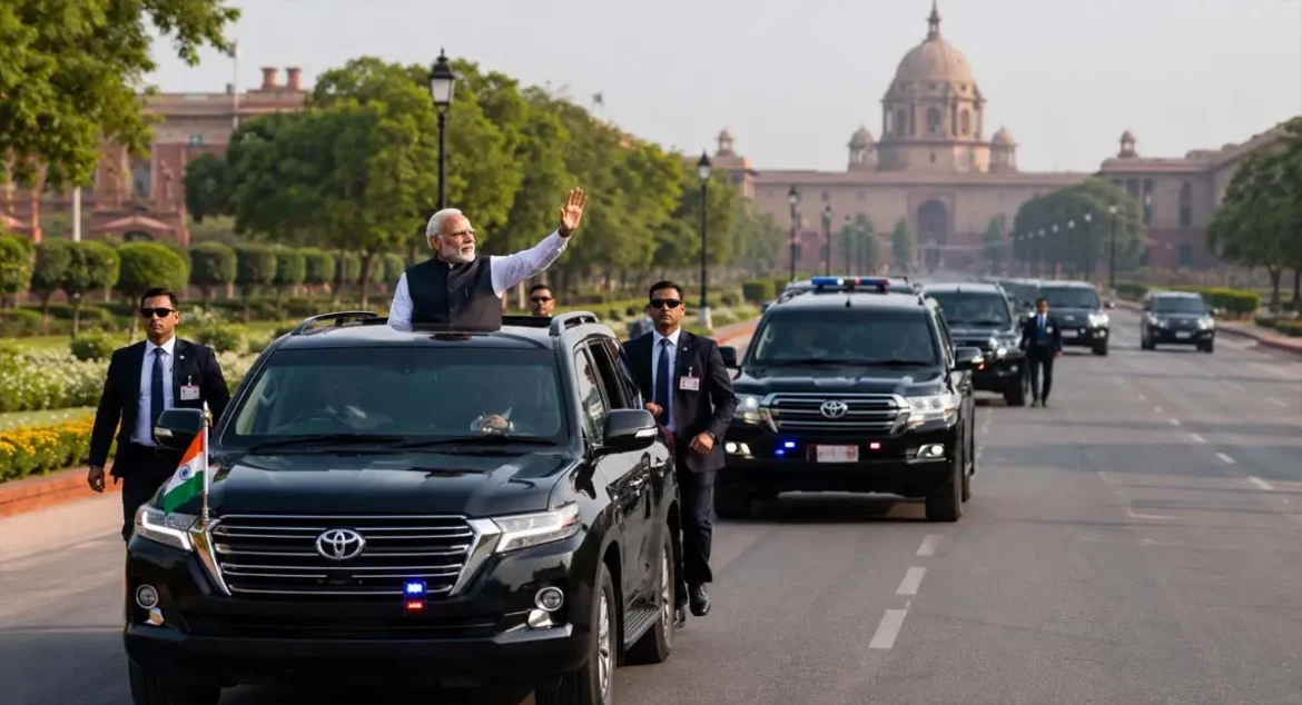 प्रधानमंत्री नरेंद्र मोदी के काफिले में बड़ा बदलाव: अब केवल दो गाड़ियां, ईंधन बचत अभियान का असर