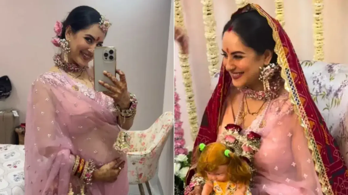 ‘देवों के देव… महादेव’ फेम पार्वती यानी पूजा बनर्जी की धूमधाम से गोदभराई, पिंक साड़ी में दिखीं बेहद खूबसूरत