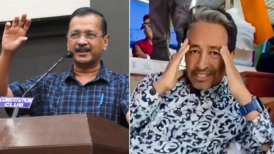 अरविंद केजरीवाल ने जंतर-मंतर पर सोनम वांगचुक की भूख हड़ताल का समर्थन किया
