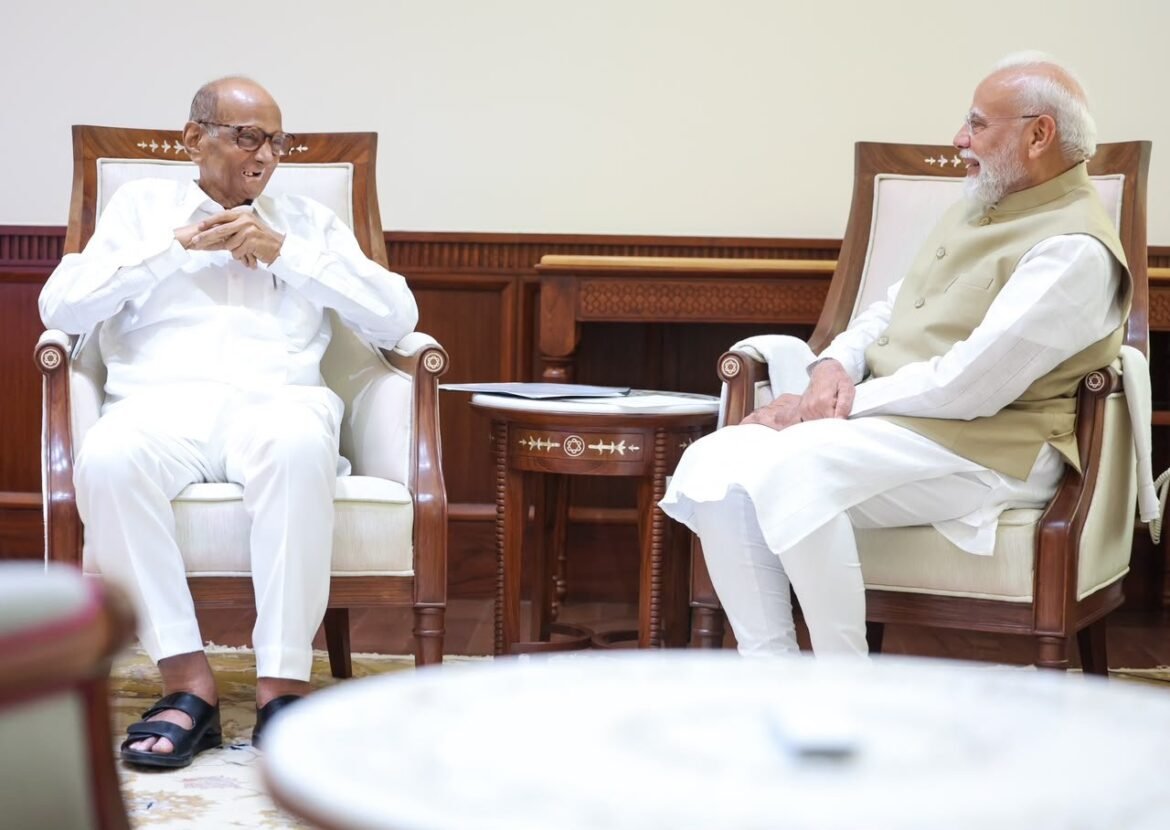 मानसून सत्र के दौरान पीएम मोदी से मिले शरद पवार और सुप्रिया सुले, NEET विरोध प्रदर्शन पर भी रखी बात