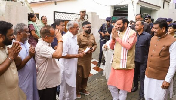 मुख्यमंत्री नायब सिंह सैनी ने पिंजौर में टिफिन बैठक में लिया हिस्सा, कार्यकर्ताओं के समर्पण को बताया संगठन की ताकत