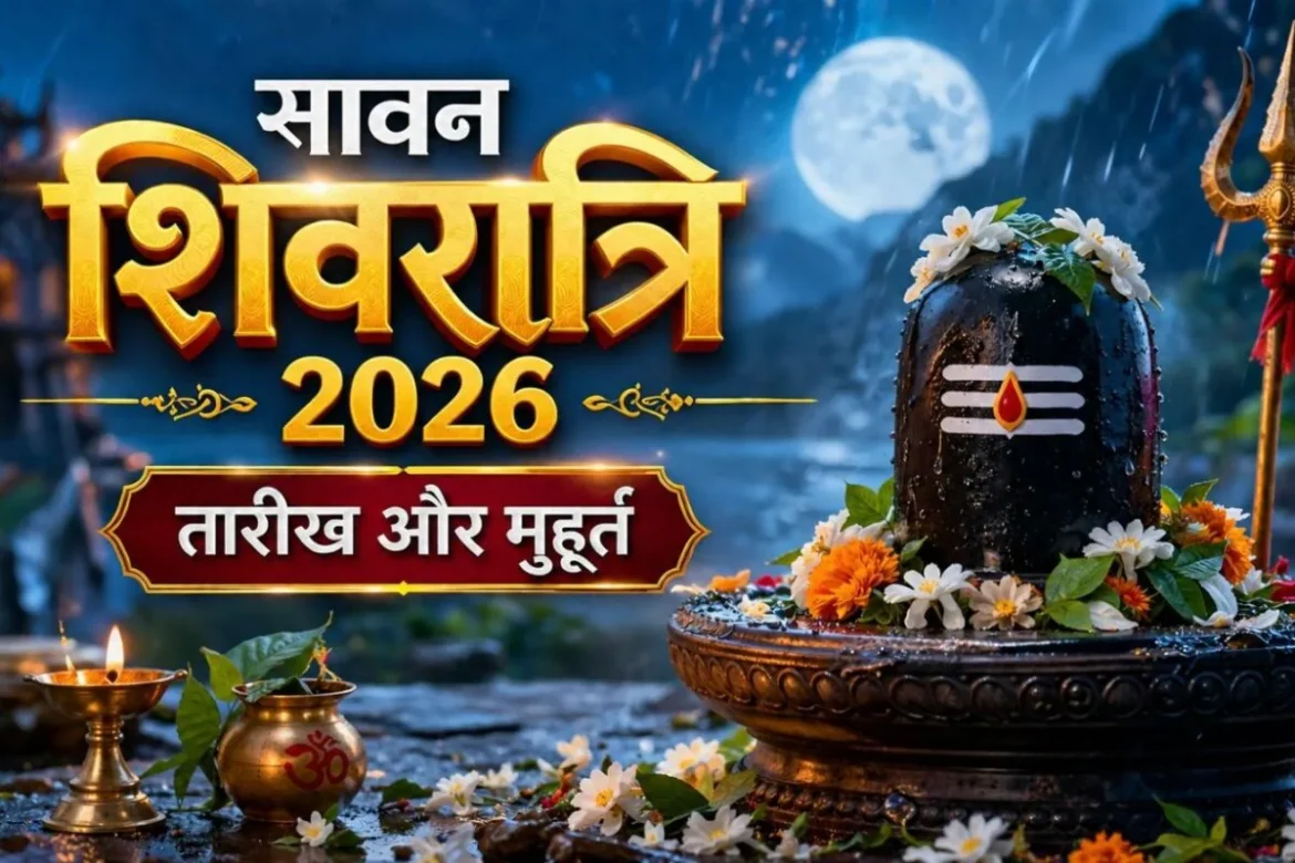 सावन शिवरात्रि 2026: 11 अगस्त को सावन शिवरात्रि, जानें पूजा मुहूर्त और जलाभिषेक का समय