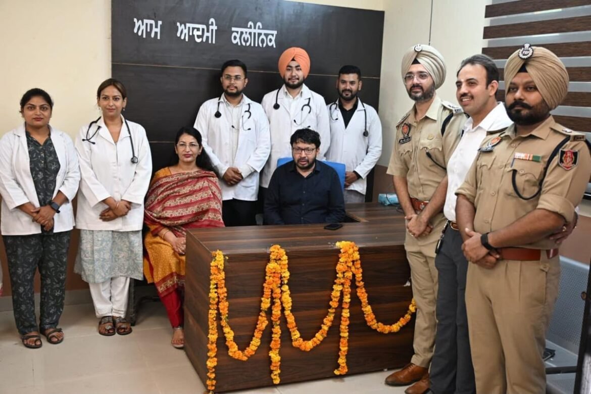 होशियारपुर केंद्रीय जेल में खुला आम आदमी क्लिनिक, 1400 से ज्यादा कैदियों को मिलेगा मुफ्त इलाज