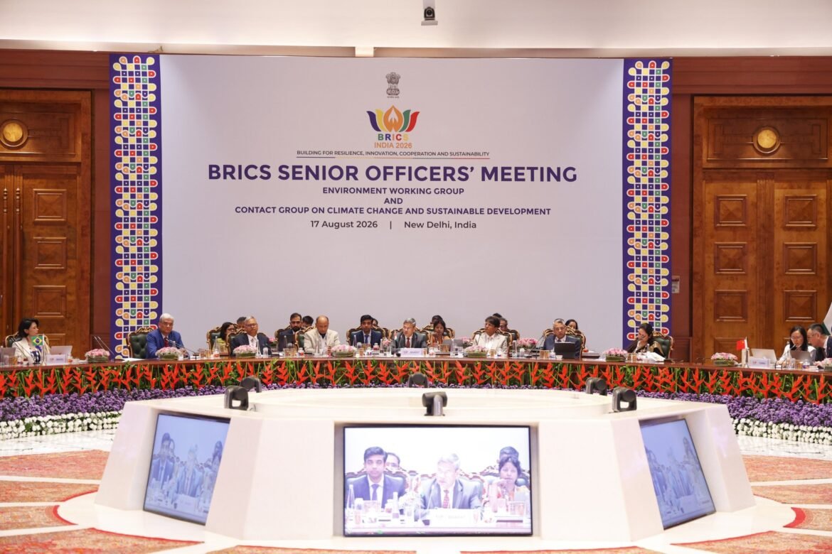 ब्रिक्स सदस्य देशों के वरिष्ठ अधिकारियों ने नई दिल्ली में पर्यावरण कार्य समूह और जलवायु परिवर्तन एवं सतत विकास पर संपर्क समूह की प्रमुख प्राथमिकताओं पर चर्चा की