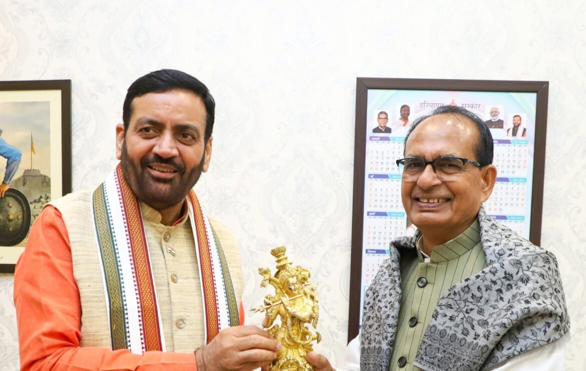 चंडीगढ़ में मुख्यमंत्री नायब सिंह सैनी ने केंद्रीय मंत्रियों का किया स्वागत, विभिन्न मुद्दों पर हुई सार्थक चर्चा