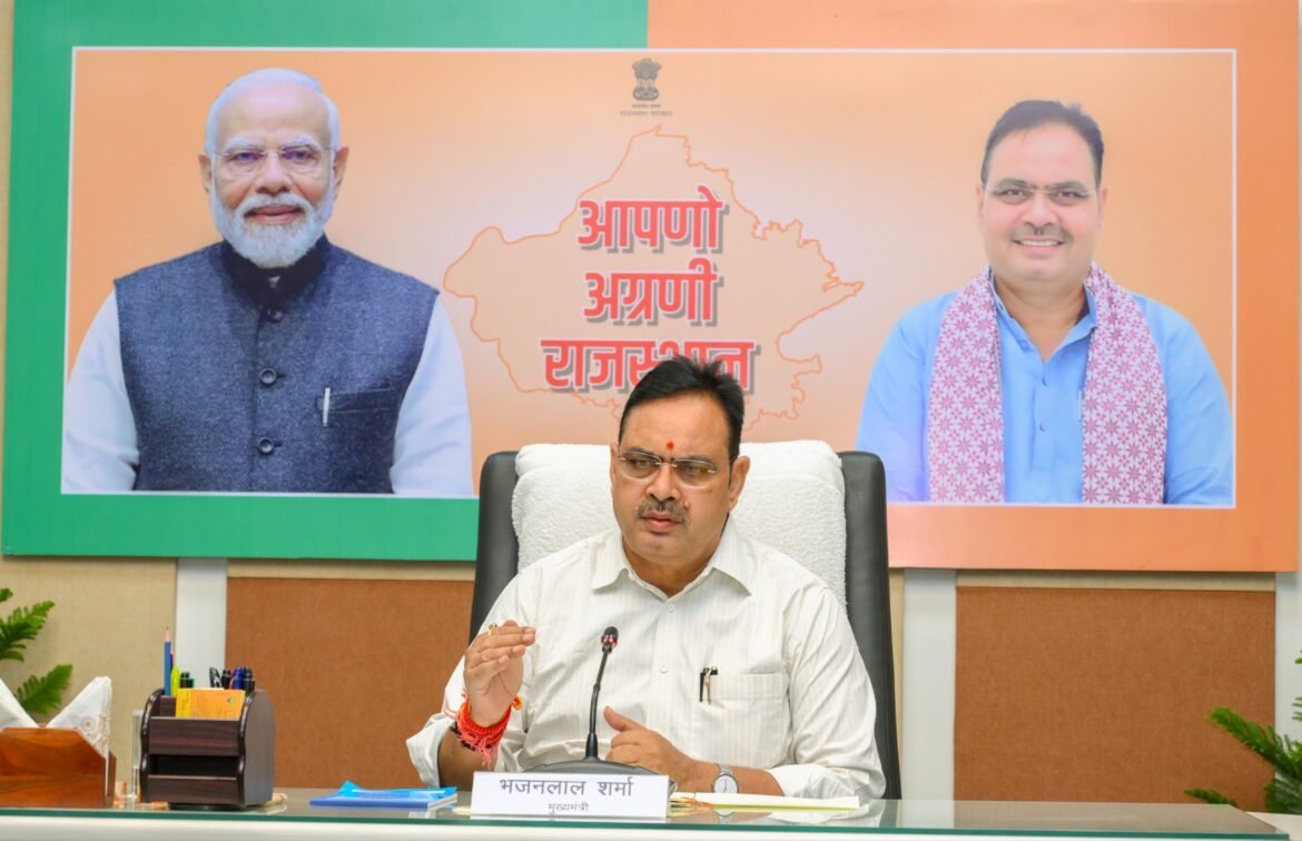 निकाय चुनावों की तैयारियों को लेकर मुख्यमंत्री भजनलाल शर्मा ने कार्यकर्ताओं से किया संवाद, जीत के लिए एकजुट होने का आह्वान