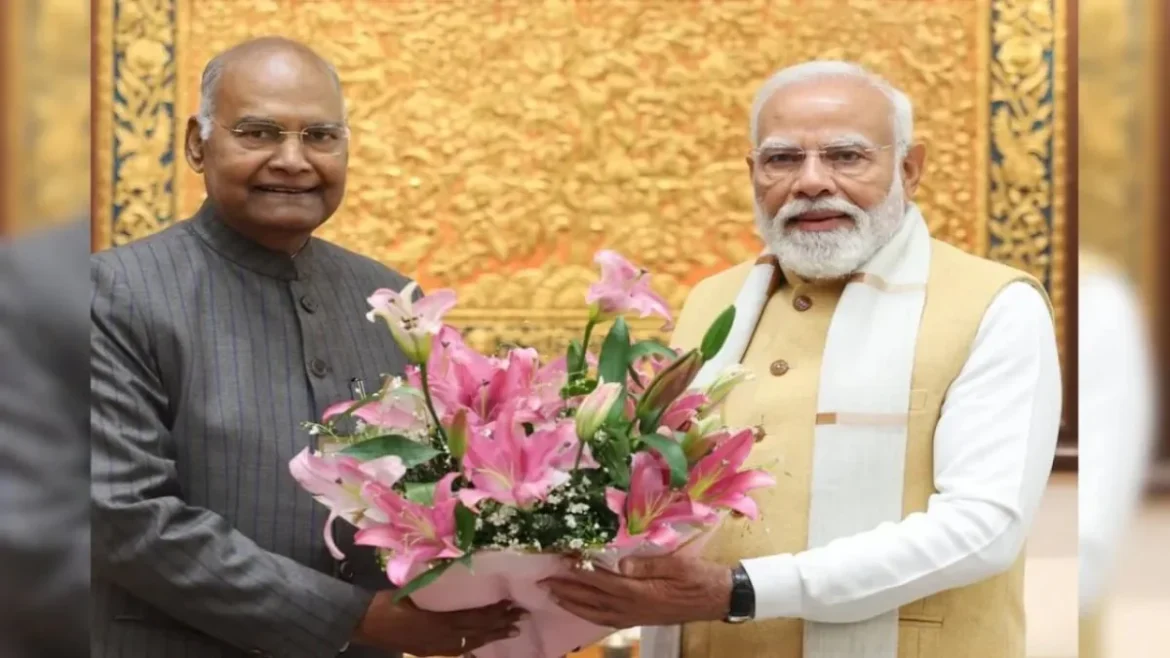 रामनाथ कोविंद की आत्मकथा का प्रधानमंत्री नरेंद्र मोदी ने किया विमोचन, बोले- भारतीय लोकतंत्र के लिए है अमूल्य धरोहर