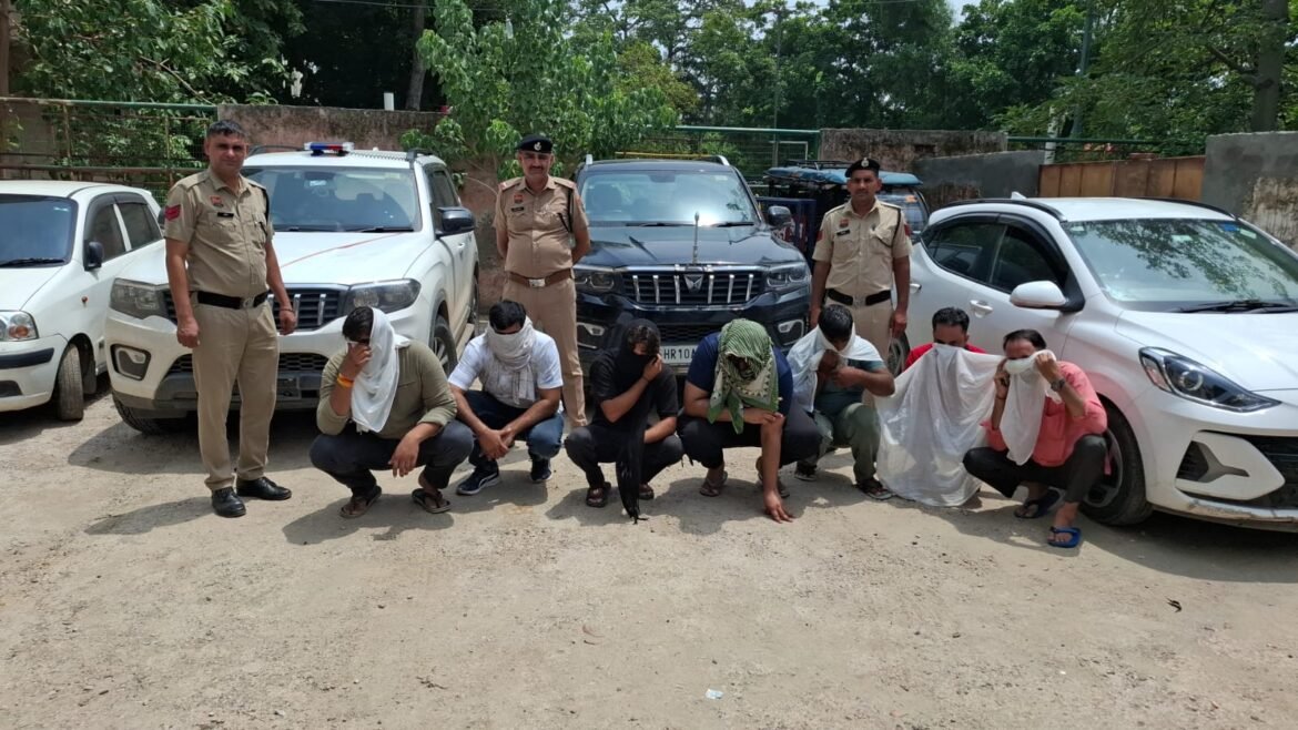 सोनीपत में लग्जरी गाड़ियों से स्टंट करने वाले युवकों पर पुलिस की कार्रवाई